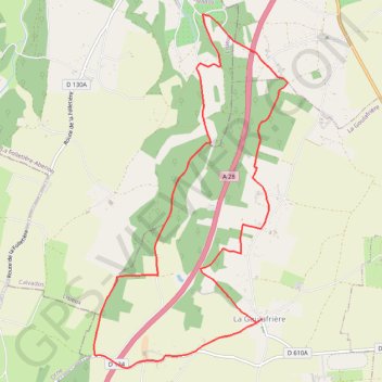Circuit de la Grande Vallée - La Goulafrière GPS track, route, trail