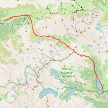 La ronde des lacs azurés GPS track, route, trail