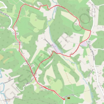 Vignoble auour de Chapelle-de-Rousse GPS track, route, trail