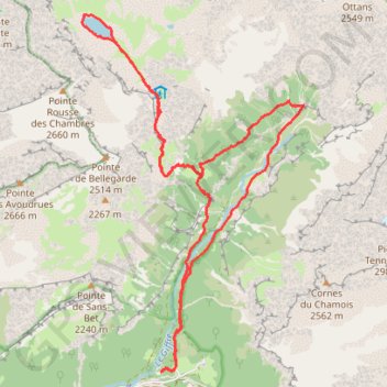 Autour de la Voegalle GPS track, route, trail