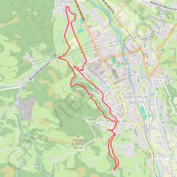 Haute Bigorre - Vallon du Salut GPS track, route, trail