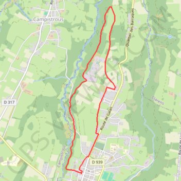 Circuit de Lannemezan (Nord) GPS track, route, trail