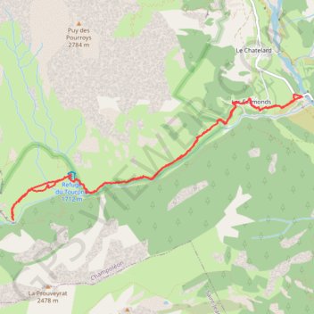 Tourond-SejourAncolie GPS track, route, trail