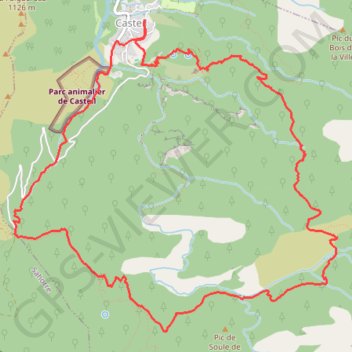 Casteil - Abbaye - Col de Jou GPS track, route, trail