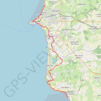 Randonnée verte GPS track, route, trail