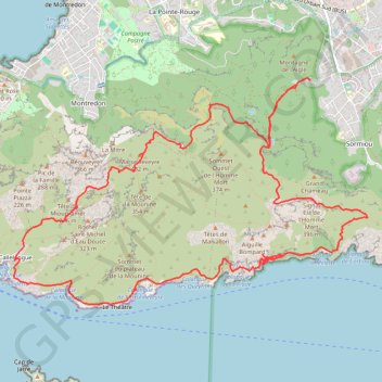 Marseilleveyre - Callelongue GPS track, route, trail