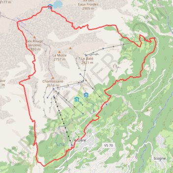 ANZERE_TRAIL DES AUDANNES GPS track, route, trail