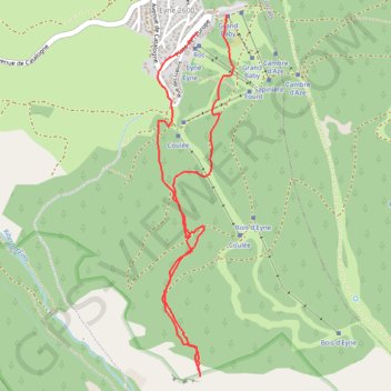 Eyne - La Roche aux Fées GPS track, route, trail