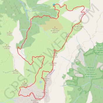 Tour de l'aiguille de Manigod par les crêtes, du Charvin à Mandallaz GPS track, route, trail