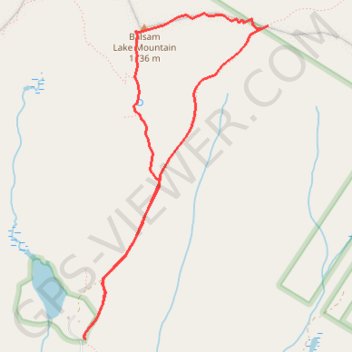 Balsam Lake Mountain Loop GPS track, route, trail