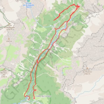 Samoëns, Fer à Cheval GPS track, route, trail