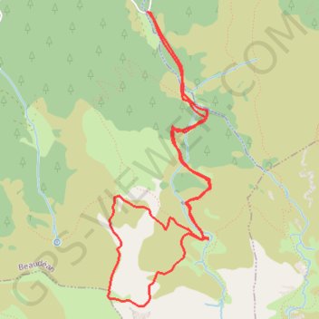 Crête de Conques - Beaudéan GPS track, route, trail