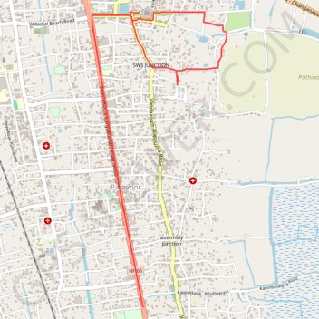 Tracked with OSMTracker for Android™ GPS track, route, trail