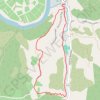 Point de vue sur le cingle de Luzech GPS track, route, trail