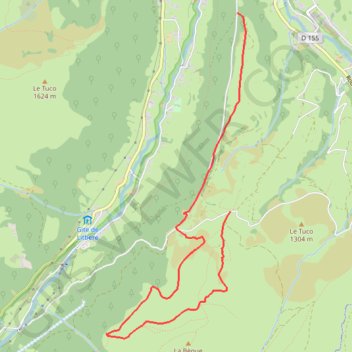 Rando pastoralisme au Sarrat de Gaye - Sainte-Marie-de-Campan GPS track, route, trail