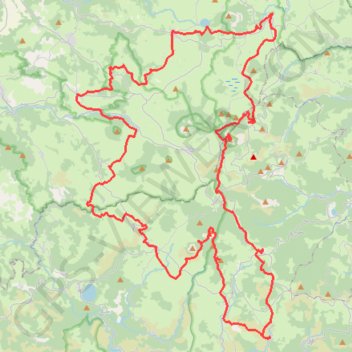 Tour du Massif du Mézenc - Mont Gerbier-de-Jonc GPS track, route, trail