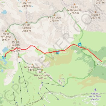 Col du Bastan GPS track, route, trail