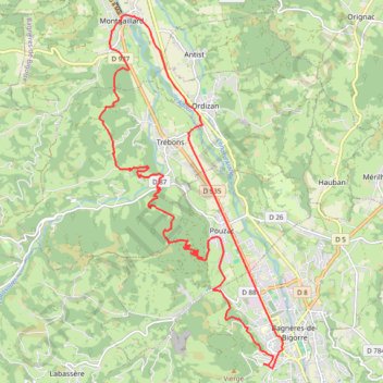 Haute Bigorre - Les Jambous GPS track, route, trail