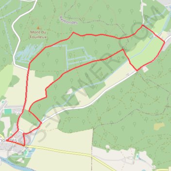 Circuit des 17 frères - Rethondes GPS track, route, trail