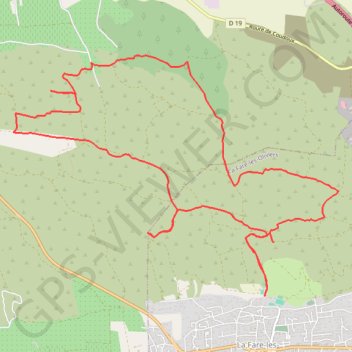 Les Collines de Lançon GPS track, route, trail