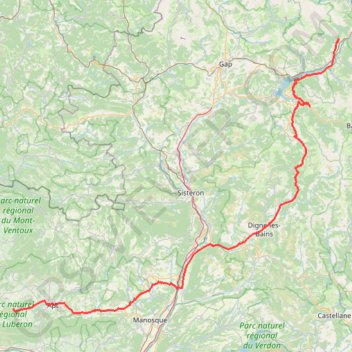 Goult-Chateauroux-les-Alpes-205 GPS track, route, trail