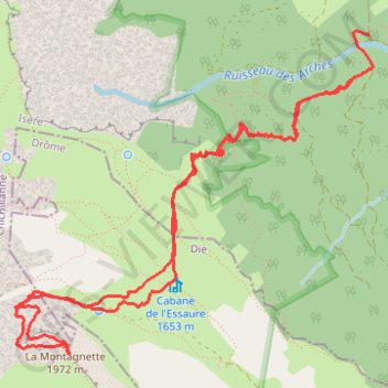 La Montagnette GPS track, route, trail