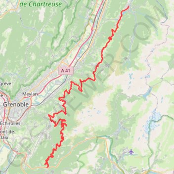 Balcons Belledonne GPS track, route, trail