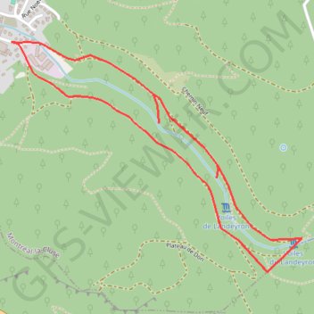 Voiles du Landeyron GPS track, route, trail