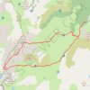 Pic de l'Étang Blaou par Quioulès et Mille Roques GPS track, route, trail