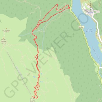 Pic de Chérue GPS track, route, trail