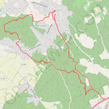 Bernis - Nages - oppidum GPS track, route, trail