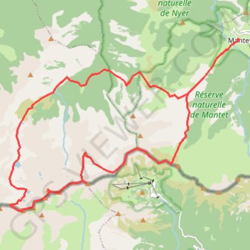 Pic du Géant ou Bastiments GPS track, route, trail