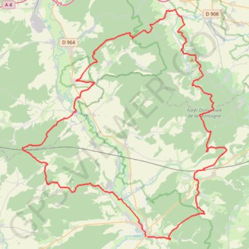 Tour des Hauts de Meuse (2021) GPS track, route, trail