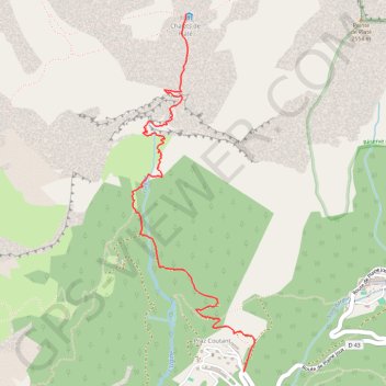 Tour de la chaine des fiz - jour 1 GPS track, route, trail