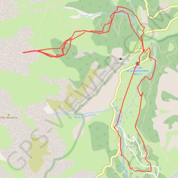 Foret garret GPS track, route, trail