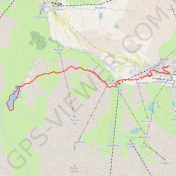 LAC DE LOU (par Val Thorens) GPS track, route, trail