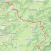 Grande Traversée du Jura (GTJ) - Saint-Hippolyte - Gîte du Vanney GPS track, route, trail