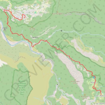Dos D'âne à îlet à Malheur cirque de Mafate GPS track, route, trail