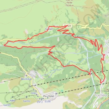 Saint-Lary-Soulan GPS track, route, trail
