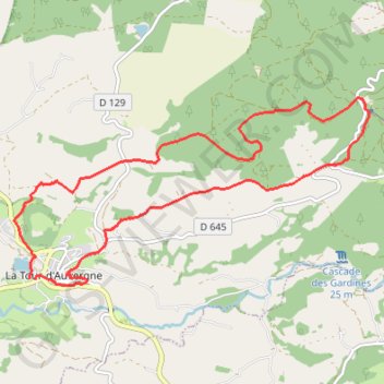 Sancy - La Roche - Base Nordique de la Stèle GPS track, route, trail