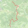 GR13 De Vézelay (Yonne) à Saint-Léger-sous-Beuvray (Saône-et-Loire) GPS track, route, trail