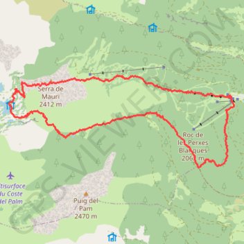 Les Camporells GPS track, route, trail