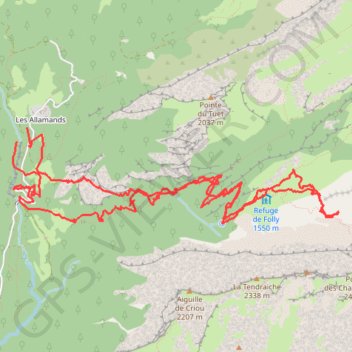 Gouffre Jean-Bernard GPS track, route, trail