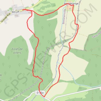 LA HAUTE VALLÉE DE LA CANNER GPS track, route, trail