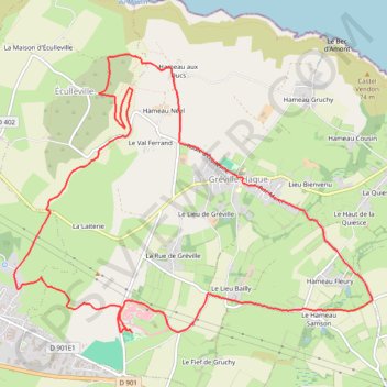 Beaumont-Hague (50440) GPS track, route, trail