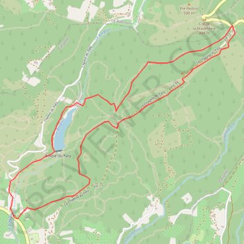 Autour du lac du Paty GPS track, route, trail