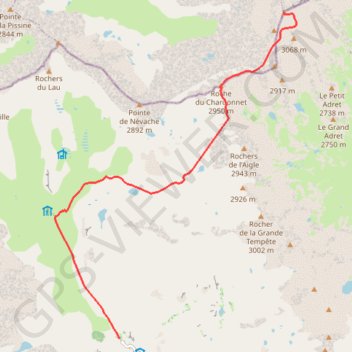 Mont Thabor (par les Drayères) GPS track, route, trail