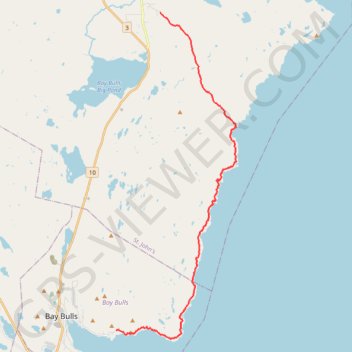 East Coast Trail - Spout Path GPS track, route, trail
