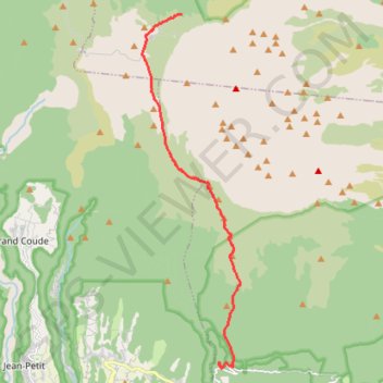 Gite du volcan - Gite de basse Vallée GPS track, route, trail