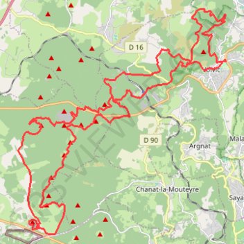 Marathon Volcanique GPS track, route, trail